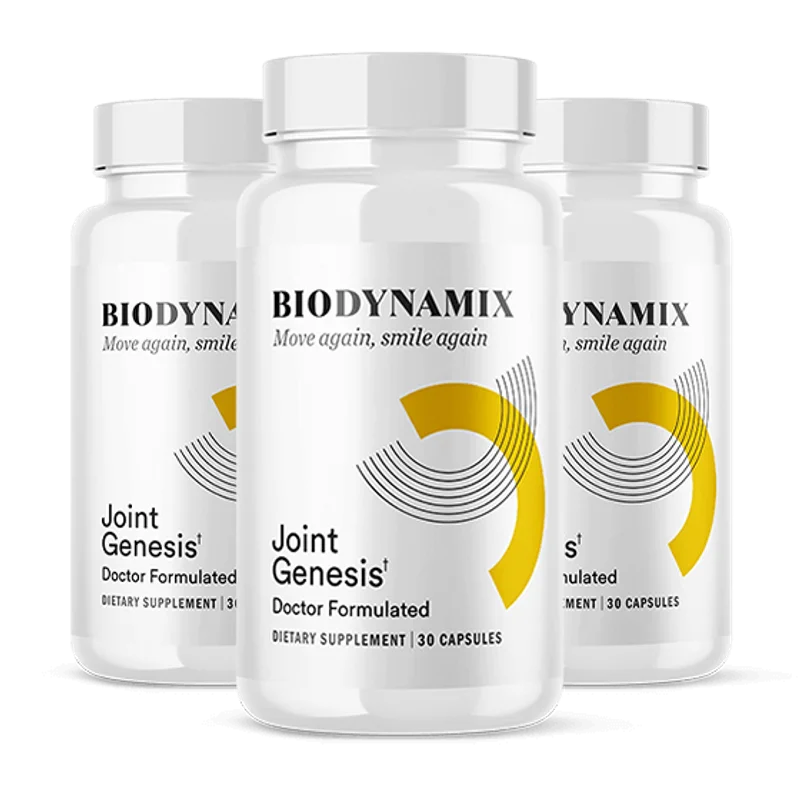 Joint Genesis Natural Joint & Mobility Formula — 3 Bottle / 90 Day Pack