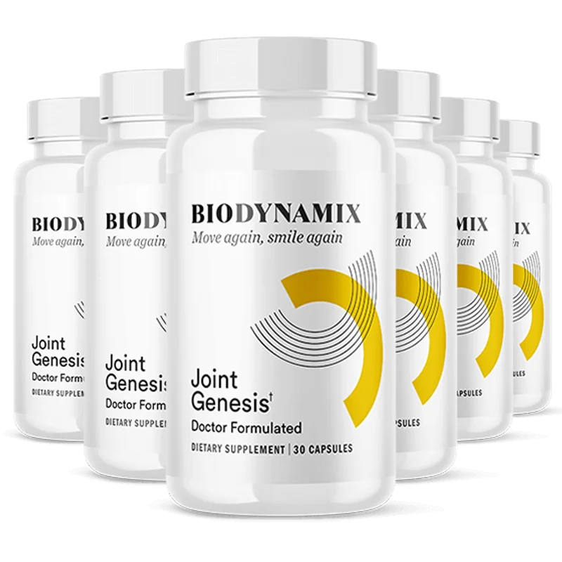 Joint Genesis Natural Joint & Mobility Formula — 6 Bottle / 180 Day Pack